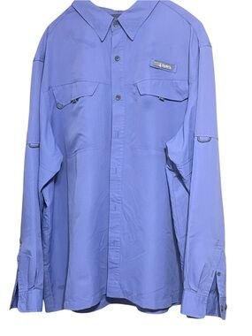 Habit  Periwinkle Lightweight Fishing Shirt Jacket